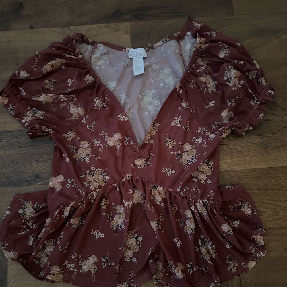 Melrose Floral Mesh Top